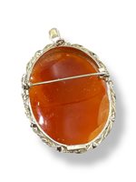 Broche Mandile 1922 Mujer Cammei  in Plata Conchiglia 2MSPC3 - 2MSPC3